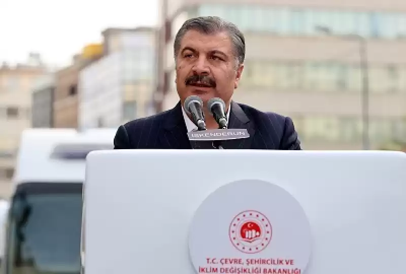 Sağlık Bakanı Fahrettin Koca, Hatay'da Temel Atma Töreninde Konuştu