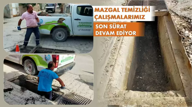 Mazgal Temizlikleri Sürüyor