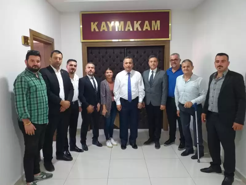 CHP Defne İlçe Yönetiminden Kaymakama ‘hayırlı Olsun’ Ziyareti