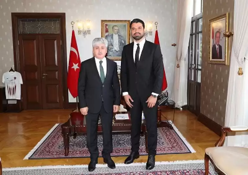 Vali Doğan, Gökhan Zan’ı Kabul Etti