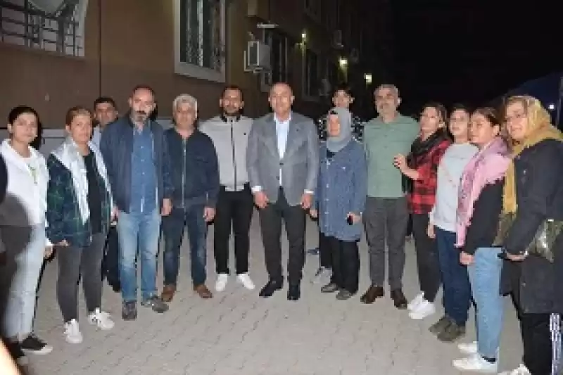 Bakan Mevlüt Çavuşoğlu Hatay'da