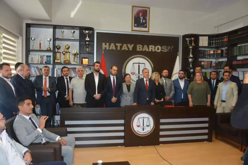 Hatay Baro Yönetimi Mazbatasını Aldı