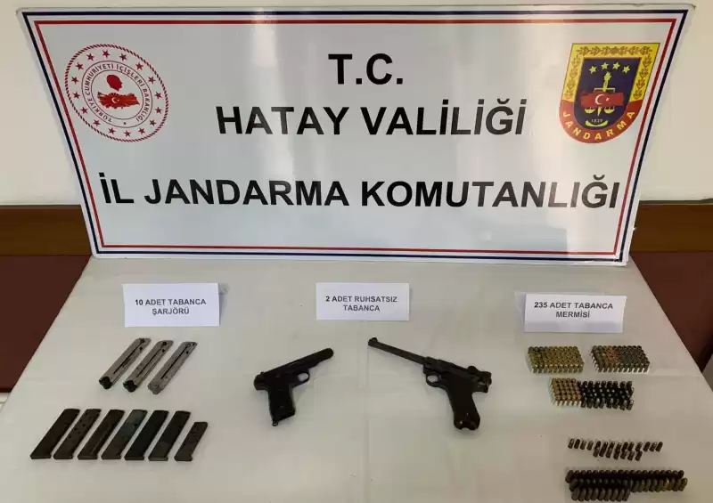 Hatay'da Silah Kaçakçılığı Operasyonunda 2 şüpheli Yakalandı