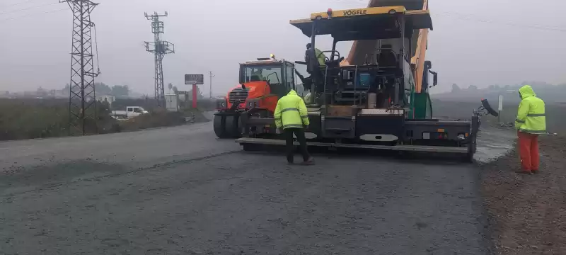 Büyükdalyan’da Asfalt çalışmalarına Başlandı 