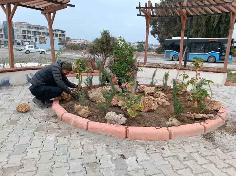 Samandağ’da Peyzaj çalışması