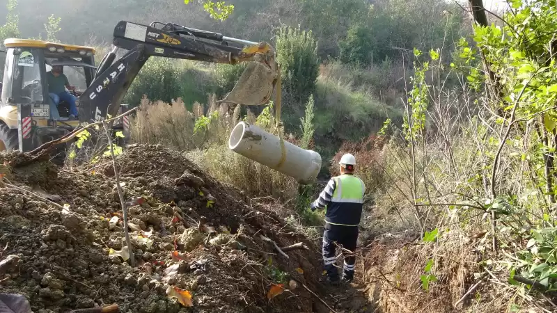 Çanakoluk Mahallesine Yağmursuyu Deşarj Hattı