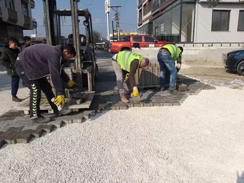 Defne Sokaklarına Parke çalışması Başladı 