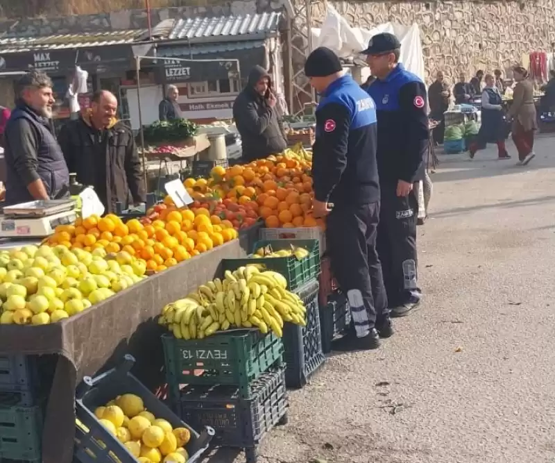 Zabıta Pazarlarda Fahiş Fiyatları Denetledi