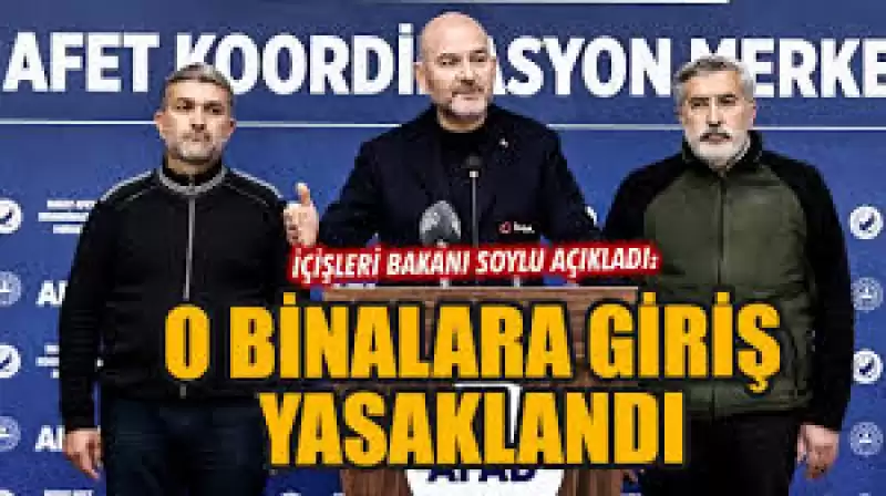 Ağır Hasarlı Binalara Giriş Yasaklandı 