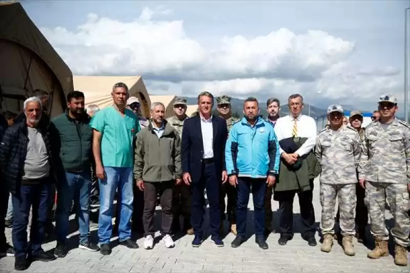 ABD'nin Hatay'da Kurduğu Sahra Hastanesi Sağlık Bakanlığına Devredildi