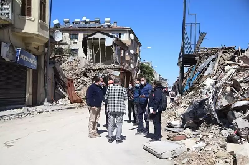 Türkiye Ulusal Risk Kalkanı Modeli'ndeki çalışma Grupları Hatay'da Teknik Incelemelere Başladı