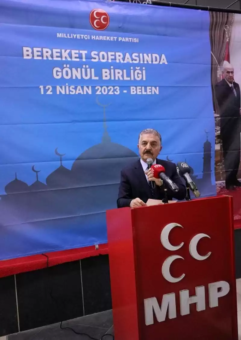 MHP Genel Sekreteri Büyükataman Hatay'da Iftara Katıldı