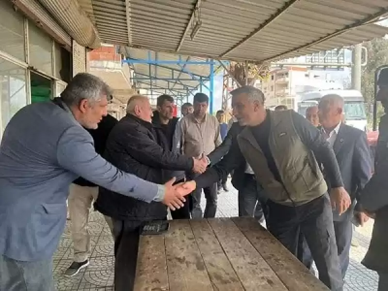 MHP Hatay Milletvekili Adayı Dr. Kaşıkçı'dan Hassa Esnafına Ziyaret