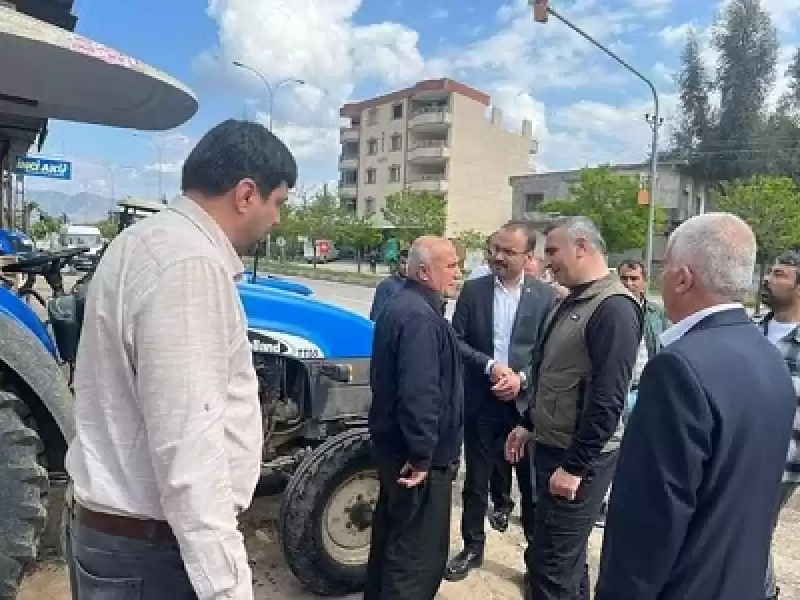 MHP Hatay Milletvekili Adayı Dr. Kaşıkçı'dan Hassa Esnafına Ziyaret