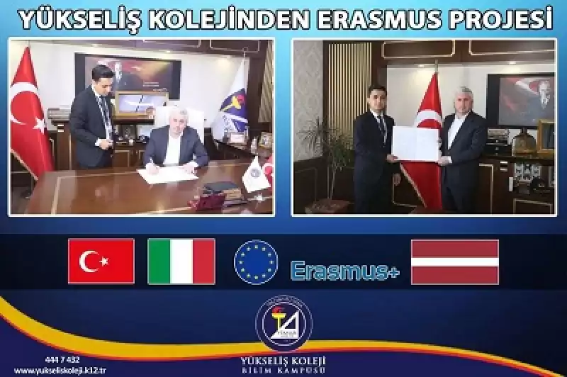 YÜKSELİŞ KOLEJİNDEN ERASMUS PROJESİ