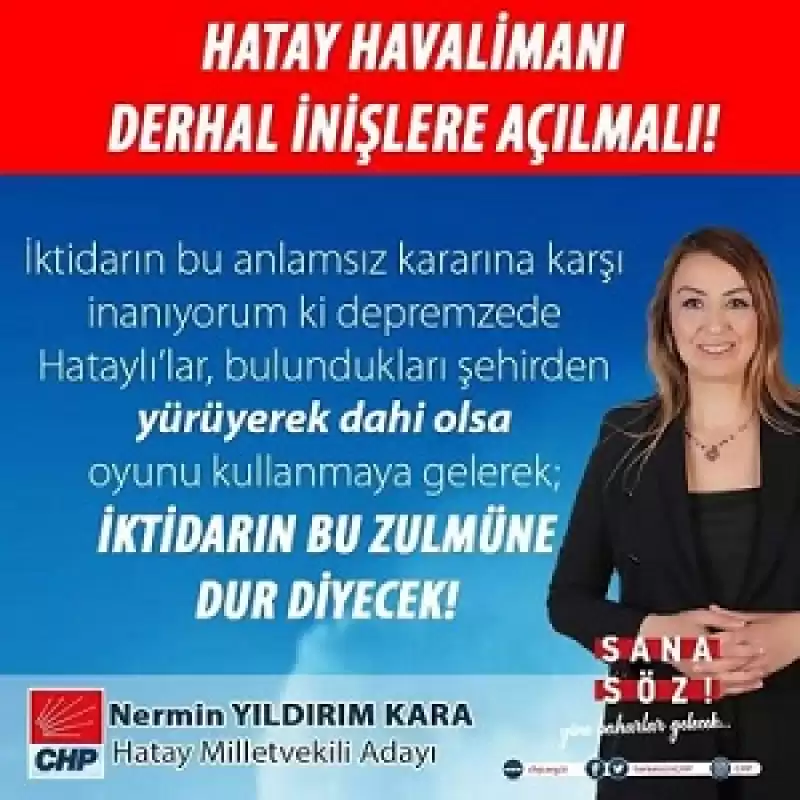 Hataylılar, Iktidarın Zulmüne Dur! Diyecek