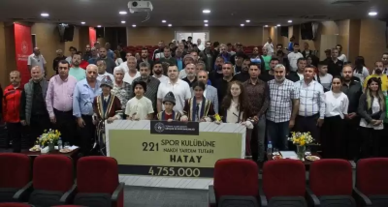 Hatay Ve Osmaniye'de Amatör Spor Kulüplerine Nakdi Yardım Yapıldı