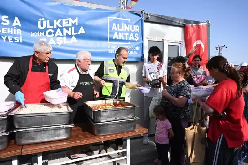 Bursa Büyükşehir Belediyesinin Hatay'daki Konteyner Kentlerinde 10 Bine Yakın Afetzede Konaklıyor