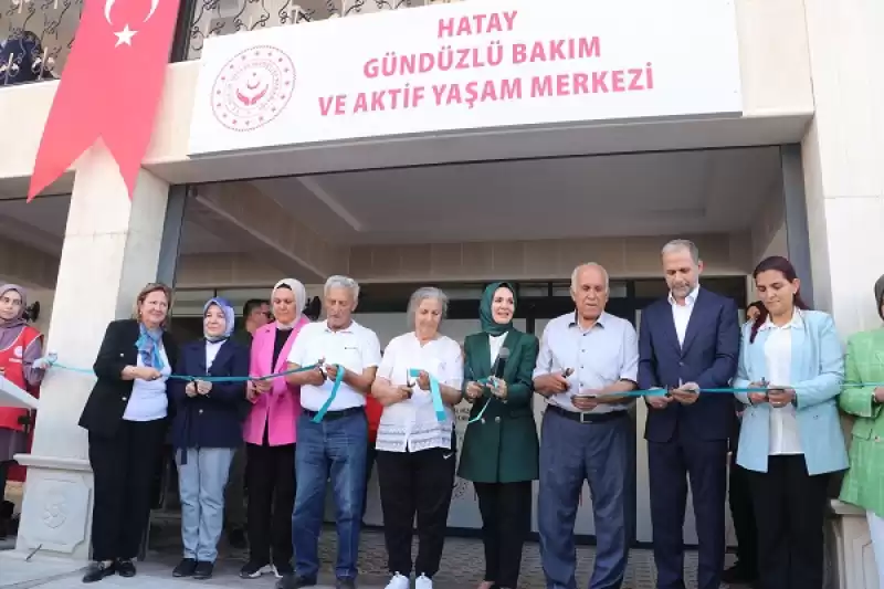 Bakan Göktaş, Hatay Gündüzlü Bakım Ve Aktif Yaşam Merkezinin Açılışında Konuştu