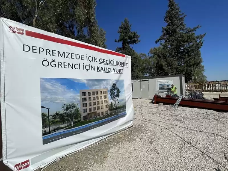 Gönüllü Iş Insanları, Depremzede Aileler Ve öğrenciler Için Hatay'da Bina Inşa Ediyor