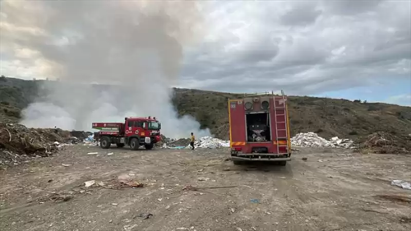 Arsuz'da çöplük Alanda çıkan Yangın Söndürüldü