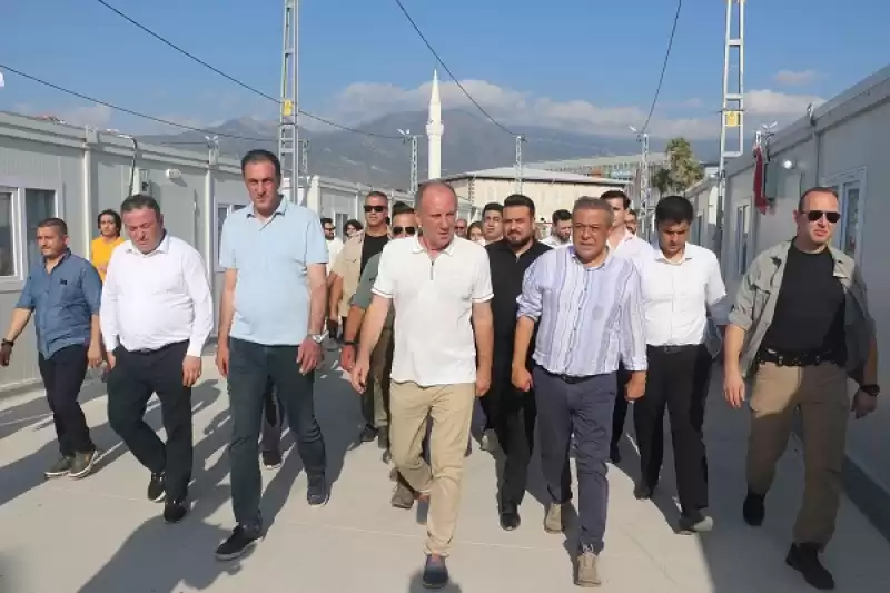 Memleket Partisi Genel Başkanı İnce, Hatay'da Ziyaretlerde Bulundu