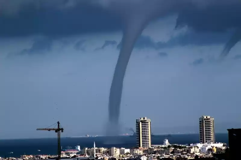 İskenderun Körfezi'nde Hortum Oluştu