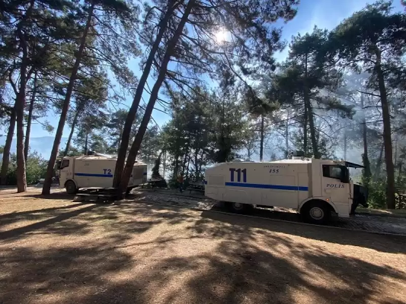 Hatay'ın Belen Ilçesinde Dün çıkan Orman Yangınına Müdahale Sürüyor