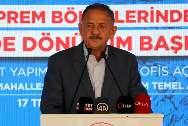 Bakan Özhaseki, Hatay'da Açılış Ve Temel Atma Töreninde Konuştu