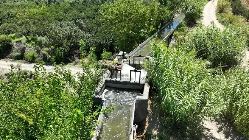 Hatay'da Depremde Zarar Gören Tesisleri Yenileyen DSİ çiftçiyi Suyla Buluşturdu