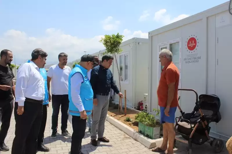 Hatay'da TDV Ve DİTİB Tarafından Yaptırılan 2 Bin 23 Konteynere Depremzedeler Yerleşti