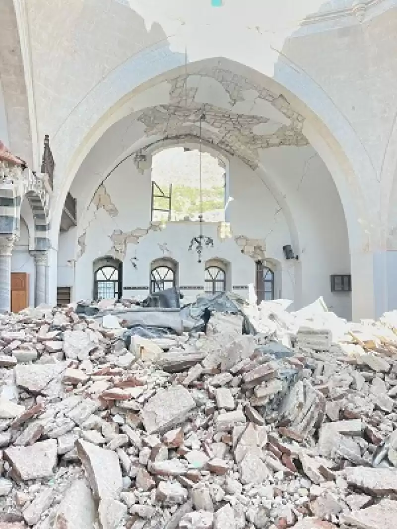 Tarihi Antakya Şeyh Ali Cami Moloz Yığınına Döndü