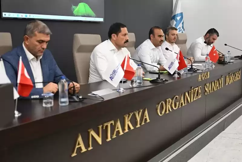 Sanayi Ve Teknoloji Bakanı Kacır, Hatay'da Yürütecekleri çalışmaları Anlattı