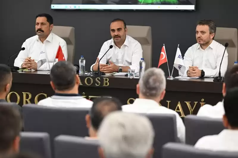 Sanayi Ve Teknoloji Bakanı Kacır, Hatay'da Yürütecekleri çalışmaları Anlattı