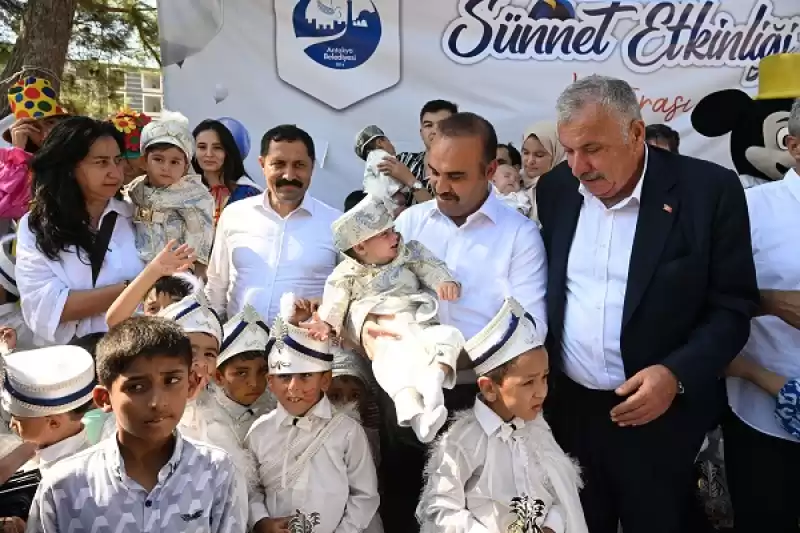 Antakya Belediyesinden Depremzede çocuklara Sünnet şöleni