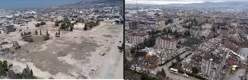 Afetin 6. Ayında Hatay Görüntülendi