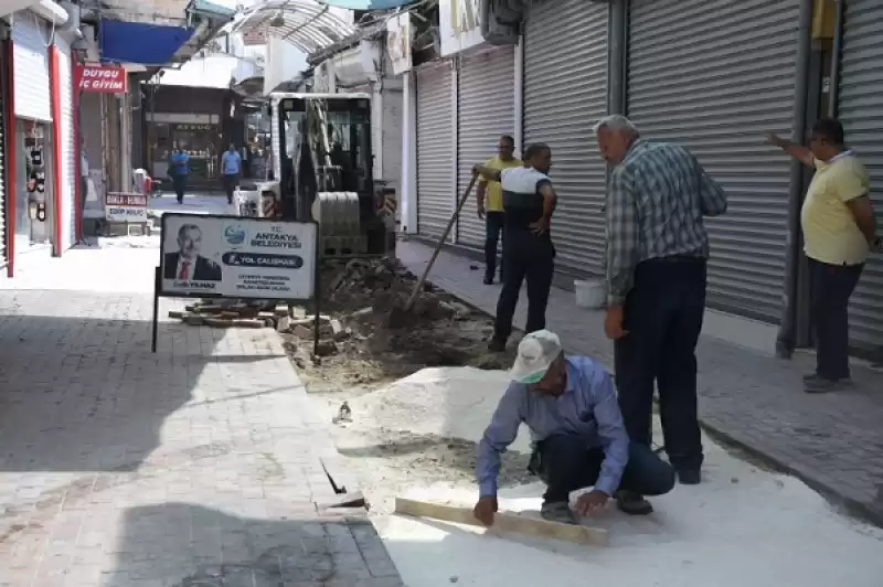 Tarihi Uzun çarşi Toz-topraktan Kurtuluyor