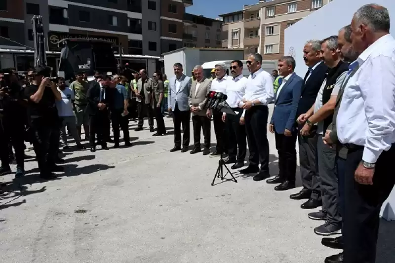  İçişleri Bakanı Ali Yerlikaya, Hatay'da Konuştu