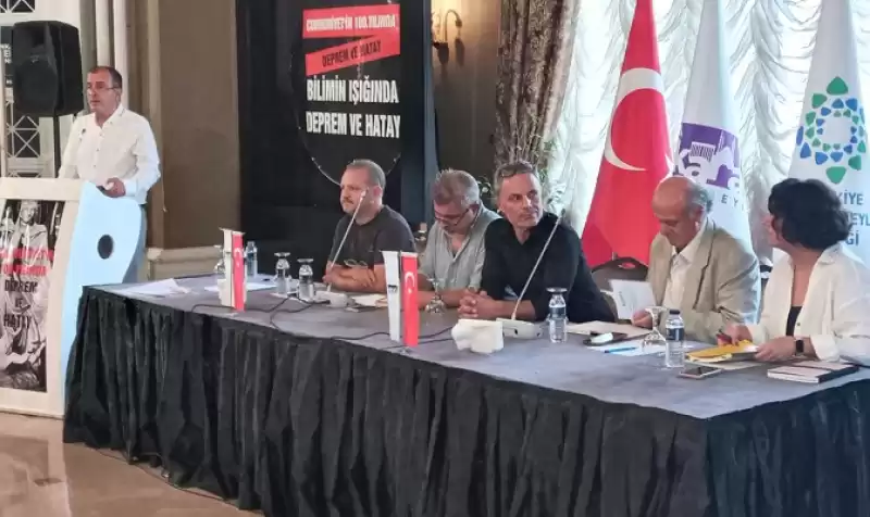 '6 Şubat Depremi Ve Hatay' Ankara'da Masaya Yatırıldı