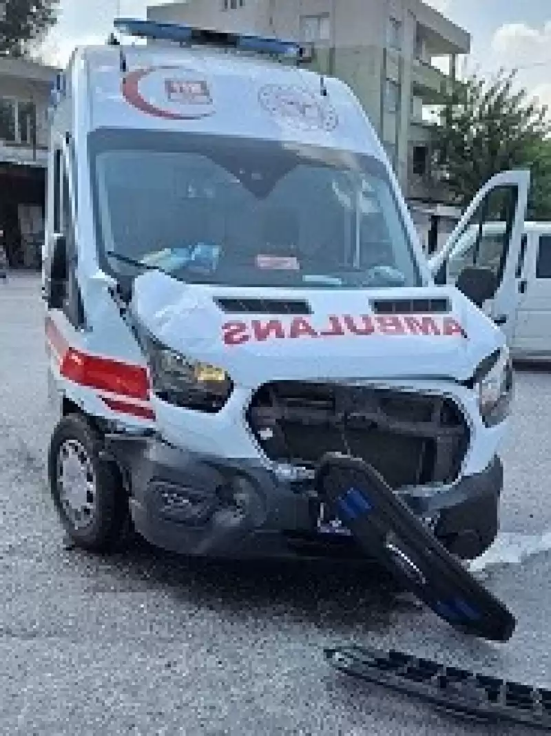 Olay Yerine Giden Ambulans Kaza Yaptı