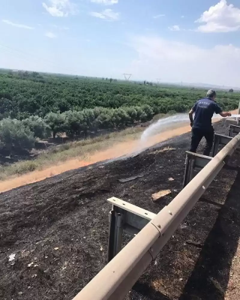 Hatay'da çalılık Alanda çıkan Yangın Söndürüldü