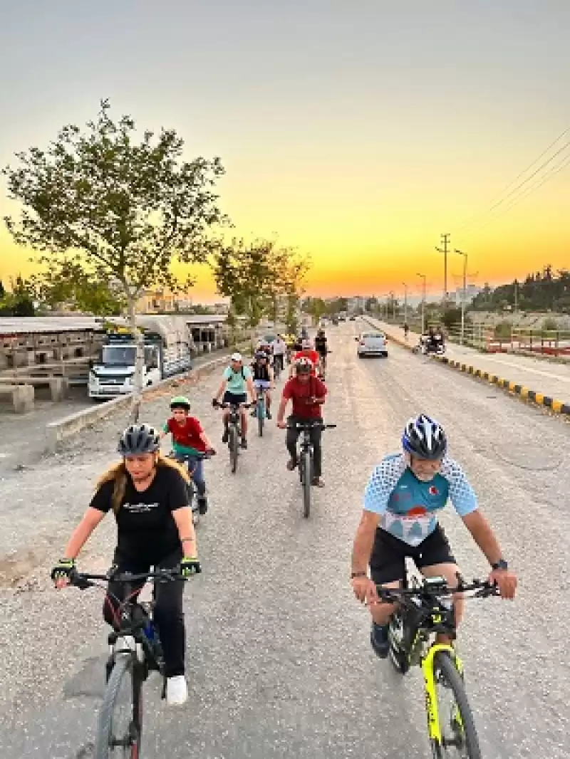 Hatay'da Avrupa Hareketlilik Haftası Kapsamında Bisiklet Turu Düzenlendi