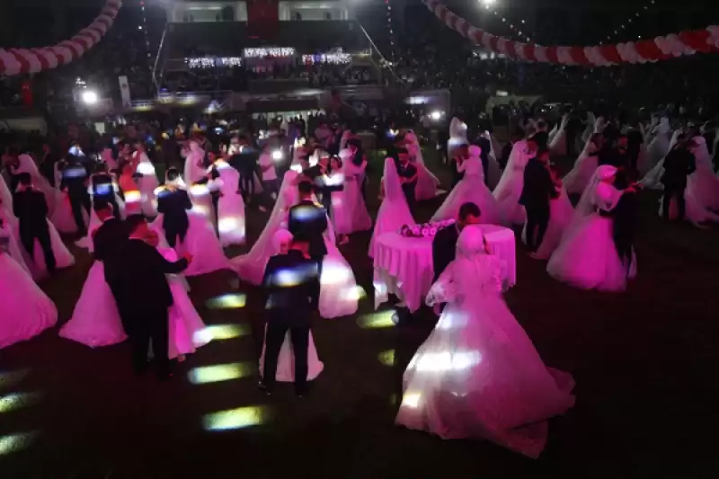 Hatay'da 100 Depremzede çift Için Toplu Nikah Töreni Yapıldı