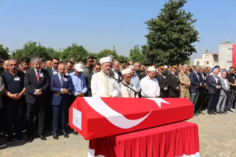 Şehit Jandarma Astsubay Hasan Bozkurt'un Cenazesi Hatay'da Defnedildi