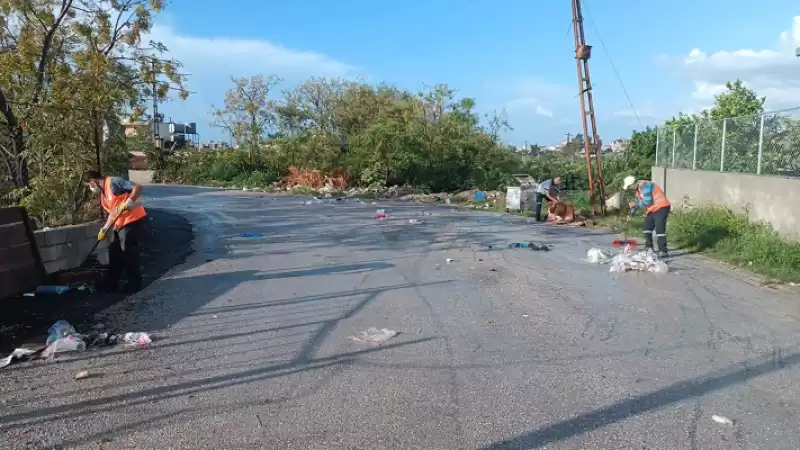 Samandağ’ın Her Köşesinde Temizlik Seferberliği Devam Ediyor 