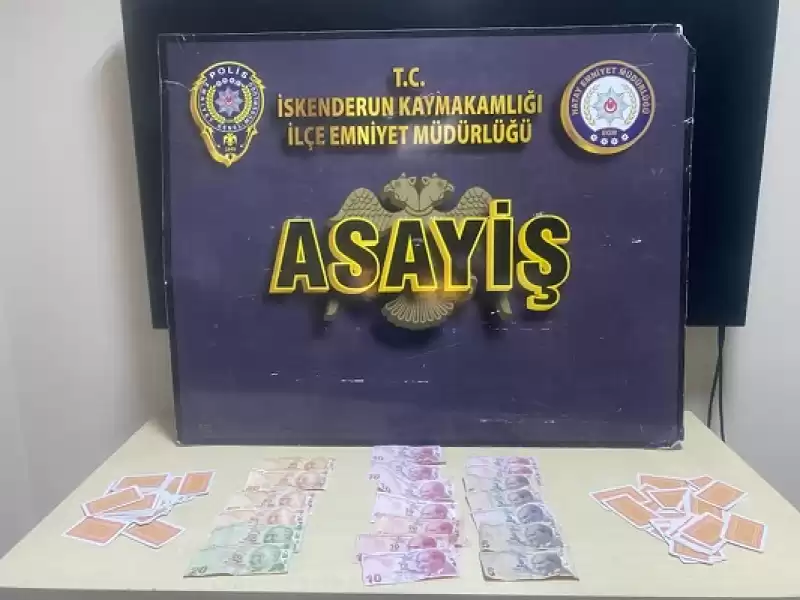 Hatay'da Kafesinde Kumar Oynatan Iş Yeri Sahibi Gözaltına Alındı