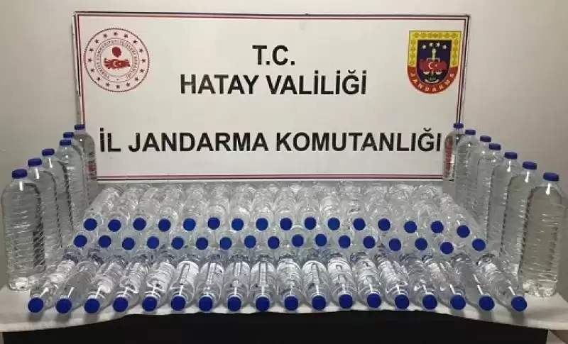 Hatay'da Sahte Içki Operasyonunda 2 şüpheli Yakalandı