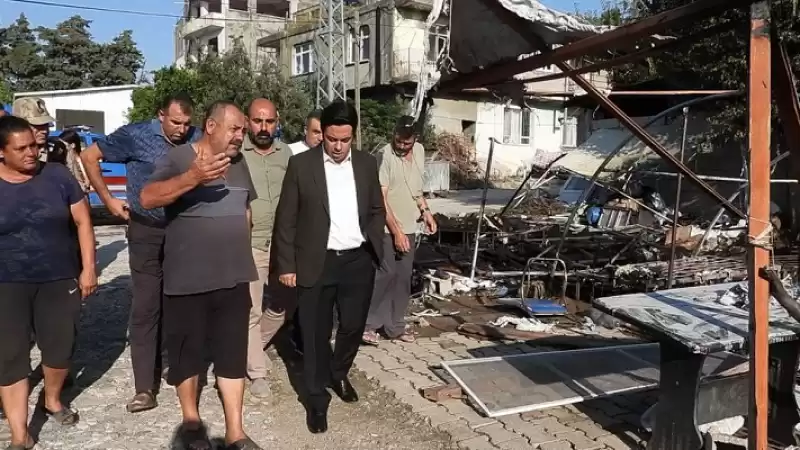 Hatay'da Yangın çıkan 5 çadırdaki Depremzedelere Destekte Bulunuldu  