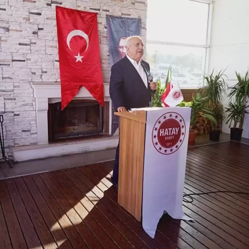 Hatay Vakfı Başkanlığına İhsan Aydeğer Yeniden Seçildi