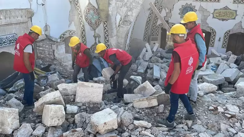 Hatay'da Depremde Zarar Gören Vakıf Eserlerinden 30'unda Restorasyon Başlatıldı